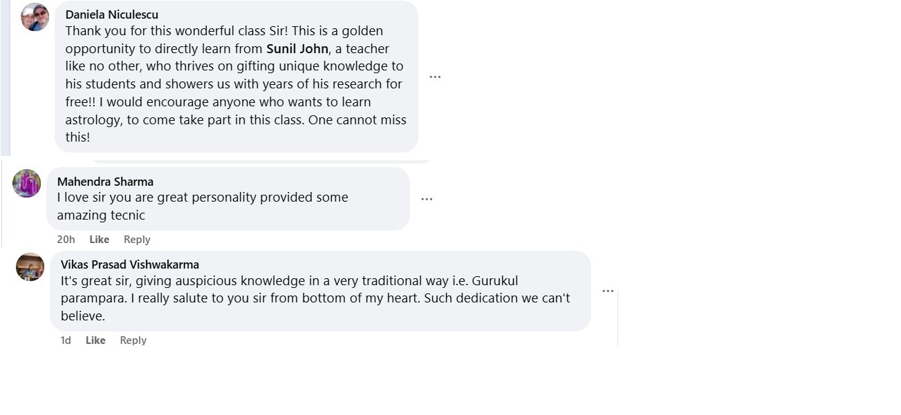 FeedBack Sunil John 115