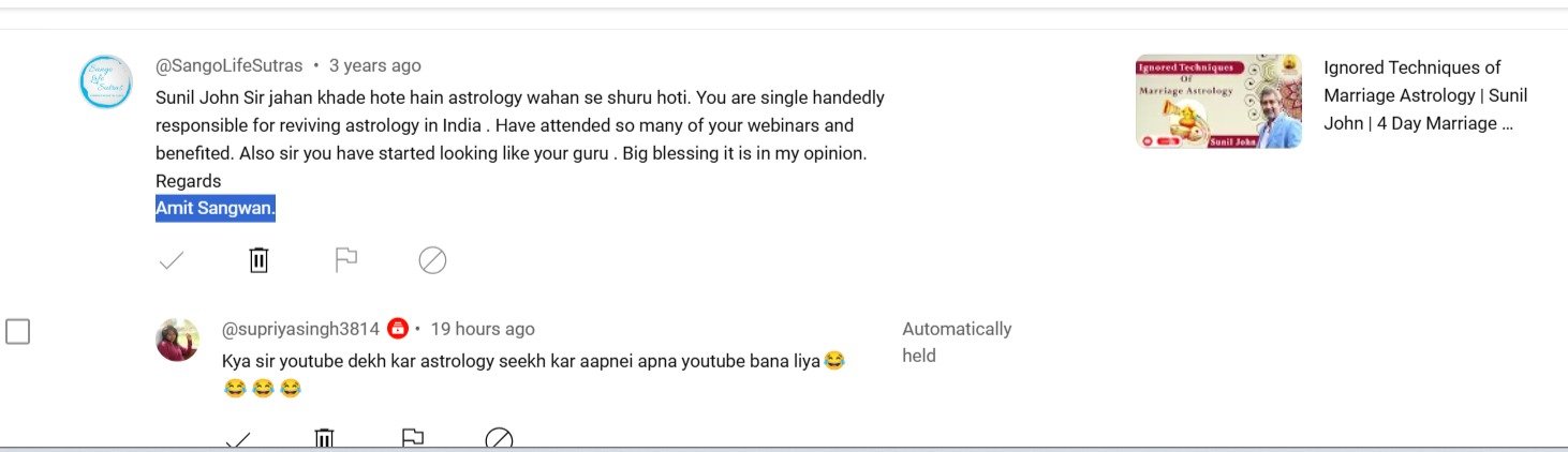 Sunil John Review 121