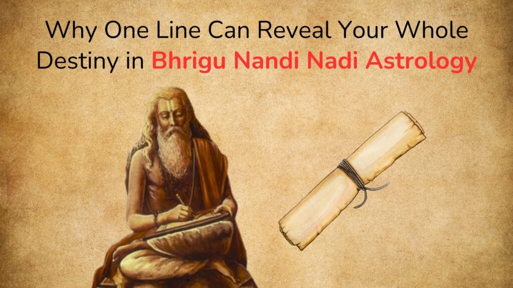 Why One Line Can Reveal Your Whole Destiny in Bhrigu Nandi Nadi Astrology