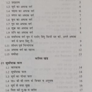 Ashtakvarga Siddhant evam Phalit