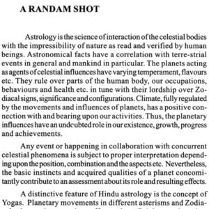 Concepts and Analysis in Astrological Charts