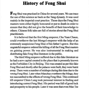Easy Guide to Feng Shui (DP) 3 Easy Guide to Feng Shui