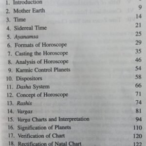 HOROSCOPE CONSTRUCTION AND ORGANISATION 1