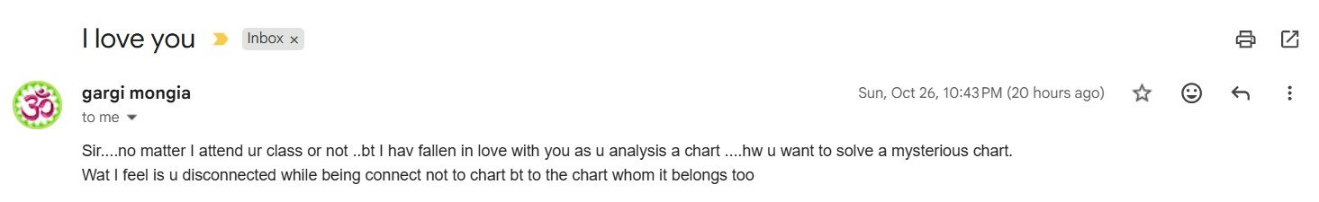 Sunil John's Beginners Course in Vedic Astrology 2 Sunil Sir Review 230