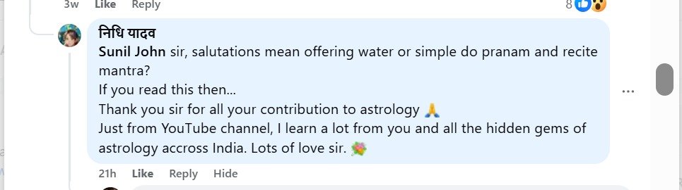 Sunil John's Beginners Course in Vedic Astrology 1 Sunil Sir Review0032