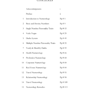 Vedic Numerologist: A Practical Handbook